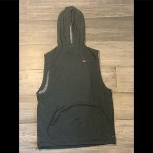 Nike sleeveless hoodie